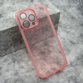 Futrola Transparent COLOR - iPhone 14 Pro Max (6.7) roze (MS).