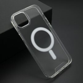 Futrola STANDARD MagSafe - iPhone 15 Plus (6.7)providna (bela) (MS).