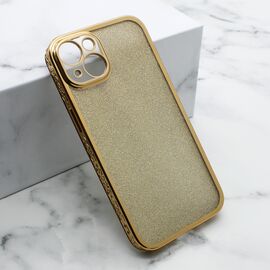 Futrola SPARKLY HUSK - iPhone 14 (6.1) zlatna (MS).