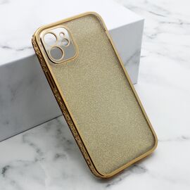 Futrola SPARKLY HUSK - iPhone 12 zlatna (MS).