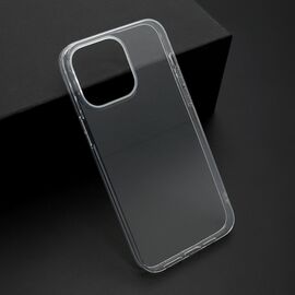 Silikonska futrola ultra tanka (skin) PROTECT - iPhone 15 Pro Max (6.7) providna (bela) (MS).