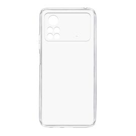 Silikonska futrola ultra tanka (skin) PROTECT - Xiaomi Poco X4 Pro 5G providna (bela) (MS).