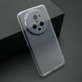 Silikonska futrola ultra tanka (skin) PROTECT - Huawei Honor Magic 5 Pro providna (bela) (MS).