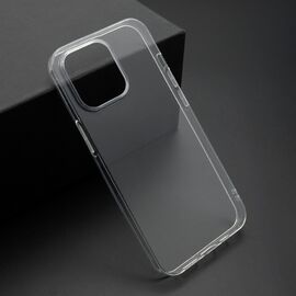 Silikonska futrola ultra tanka (skin) PROTECT - iPhone 13 Pro (6.1) providna (bela) (MS).