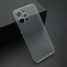 Silikonska futrola ultra tanka (skin) PROTECT - Xiaomi Redmi 12 providna (bela) (MS).