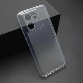 Silikonska futrola ultra tanka (skin) PROTECT - Xiaomi 13T/13T pro providna (bela) (MS).