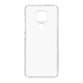 Silikonska futrola ultra tanka (skin) PROTECT - Motorola Moto G9 Play providna (bela) (MS).