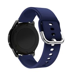 Narukvica - smart watch Silicone Solid 22mm tamno plava (MS).