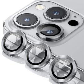 Zastita - kameru RING za iPhone 15 Pro Max (6.7) srebrna (MS).