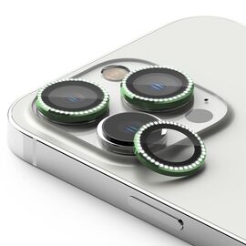 Zastita - kameru DIAMOND za iPhone 15 Pro (6.1)/iPhone 15 Pro Max (6.7) zelena (MS).
