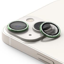 Zastita - kameru DIAMOND za iPhone 15 (6.1)/iPhone 15 Plus (6.7) zelena (MS).