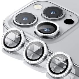 Zastita - kameru DIAMOND PREMIUM za Iphone 13 Pro/13 Pro Max srebrna (MS).
