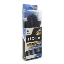 Kabl Flet HDMI na HDMI 1.5m crni.