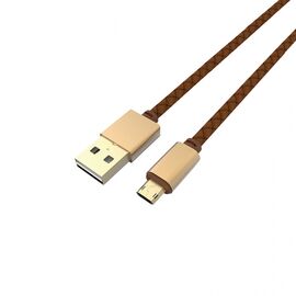 Data kabl LDNIO LS25 micro USB zlatni 1m.