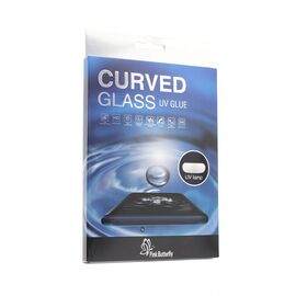 Tempered glass UV Glue Full Cover + Lampa - Samsung G935 S7 Edge.