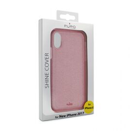 Futrola Puro Shine - iPhone X roze.