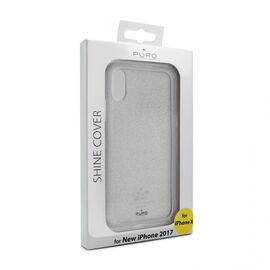 Futrola Puro Shine - iPhone X srebrna.