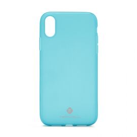 Silikonska futrola Teracell Giulietta - iPhone XS Max svetlo plava.