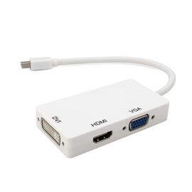 Adapter kabl - Apple mini DP na HDMI VGA DVI beli.