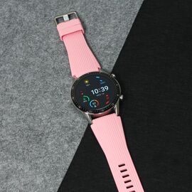 Narukvica relief - smart watch 22mm roze.