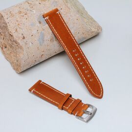 Narukvica elegant kozna - smart watch 22mm braon.