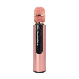Bluetooth mikrofon M6 pink.