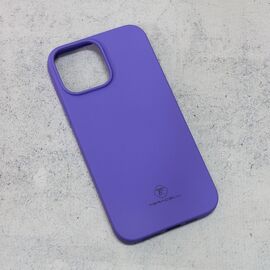Silikonska futrola Teracell Giulietta - iPhone 13 Pro Max 6.7 mat ljubicasta.