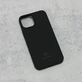 Silikonska futrola Teracell Giulietta - iPhone 13 Mini mat crna.