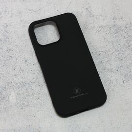 Silikonska futrola Teracell Giulietta - iPhone 13 Pro mat crna.