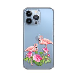 Silikonska futrola PRINT Skin - iPhone 13 Pro Flamingo.