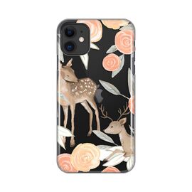 Silikonska futrola PRINT Skin - iPhone 11 6.1 Flower Deer.