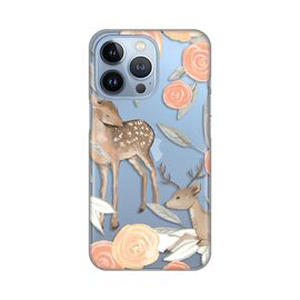 Silikonska futrola PRINT Skin - iPhone 13 Pro Flower Deer.