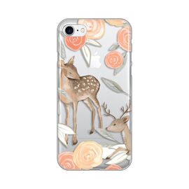 Silikonska futrola PRINT Skin - iPhone 7/8/SE (2020)/SE (2022) Flower Deer.