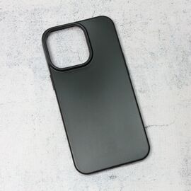 Silikonska futrola Skin - iPhone 13 Pro mat crna.