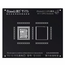 BGA sito Qianli ToolPlus 3D iBlack CPU modul - Iphone 8G A11 S500.
