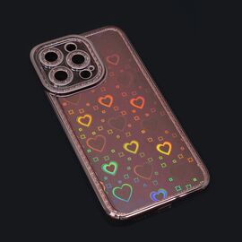 Futrola Heart IMD - iPhone 13 Pro roze.