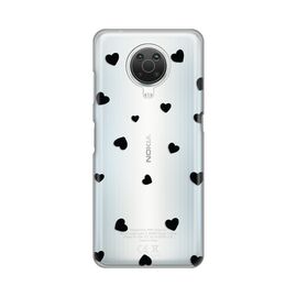 Silikonska futrola PRINT Skin - Nokia G10/G20 Hearts.