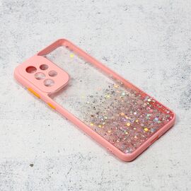 Futrola Frame Glitter - Samsung A336 Galaxy A33 5G roze.