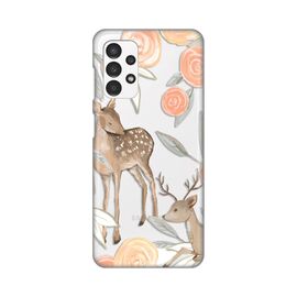 Silikonska futrola PRINT Skin - Samsung A135 Galaxy A13 4G Flower Deer.
