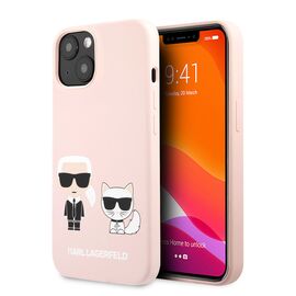 Futrola Karl Lagerfeld & Choupette - iPhone 13 svetlo roze (KLHCP13MSSKCI).