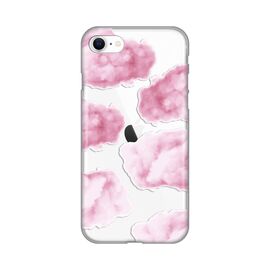 Silikonska futrola PRINT Skin - iPhone 7/8/SE (2020)/SE (2022) Pink Clouds.