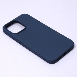 Silikonska futrola Teracell Giulietta - iPhone 14 Pro mat tamno plava.