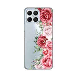Silikonska futrola PRINT Skin - Huawei Honor X8 Wild Roses.
