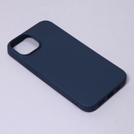 Silikonska futrola Teracell Giulietta - iPhone 14 mat tamno plava.