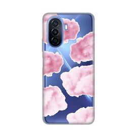 Silikonska futrola PRINT Skin - Huawei Nova Y70/Nova Y70 Plus Pink Clouds.