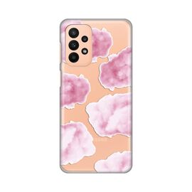 Silikonska futrola PRINT Skin - Samsung A235 Galaxy A23 Pink Clouds.