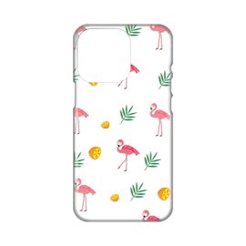 Silikonska futrola PRINT Skin - iPhone 14 Pro Flamingos.