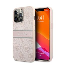 Futrola Guess Stripe - iPhone 13 Pro roze (GUHCP13L4GDPI).