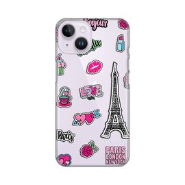 Silikonska futrola PRINT Skin - iPhone 14 Love Paris.