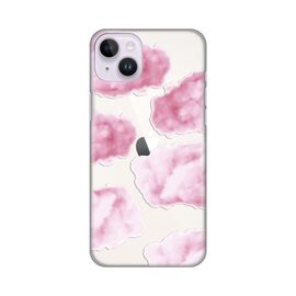 Silikonska futrola PRINT Skin - iPhone 14 Plus Pink Clouds.